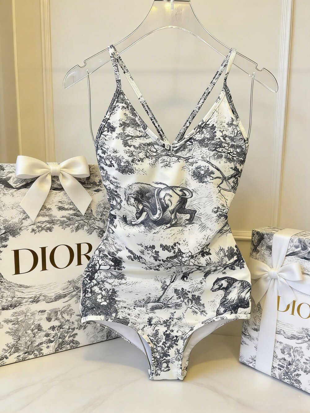Dior Toile de Jouy One Piece Swimsuit